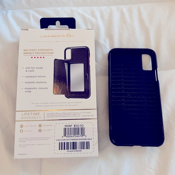 Case-Mate Compact Mirror Wallet Case in Black - Picture 7 of 8